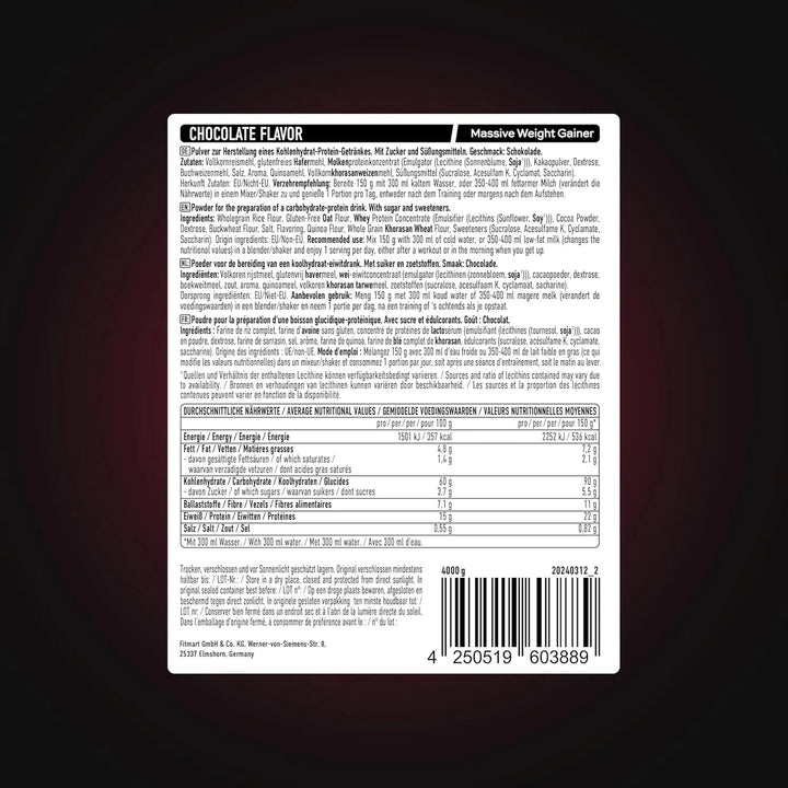 ESN Massive Weight Gainer 4000g ESN