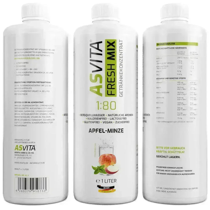 ASVita Fresh Mix Mineralgetränk - 1L