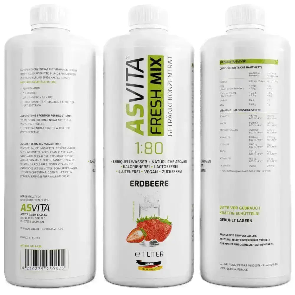 ASVita Fresh Mix Mineralgetränk - 1L