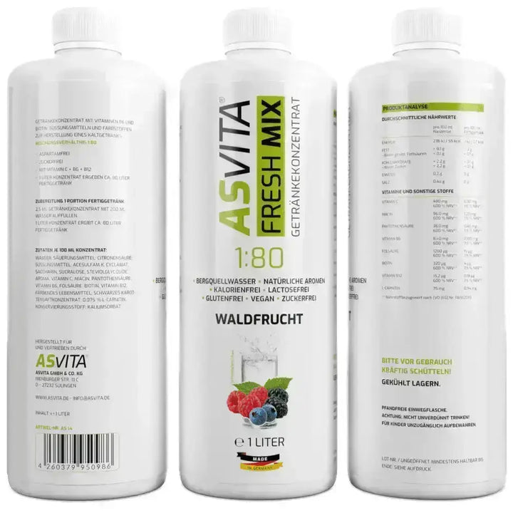 ASVita Fresh Mix Mineralgetränk - 1L