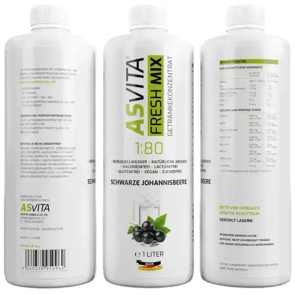 ASVita Fresh Mix Mineralgetränk - 1L