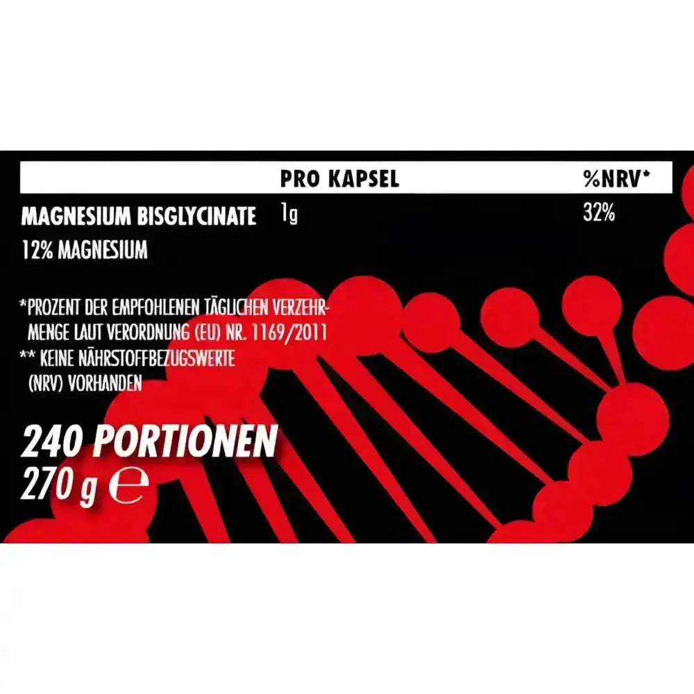 Big Zone Magnesium Bisglycinat 240 Kapseln - Vitamine & Mineralstoffe