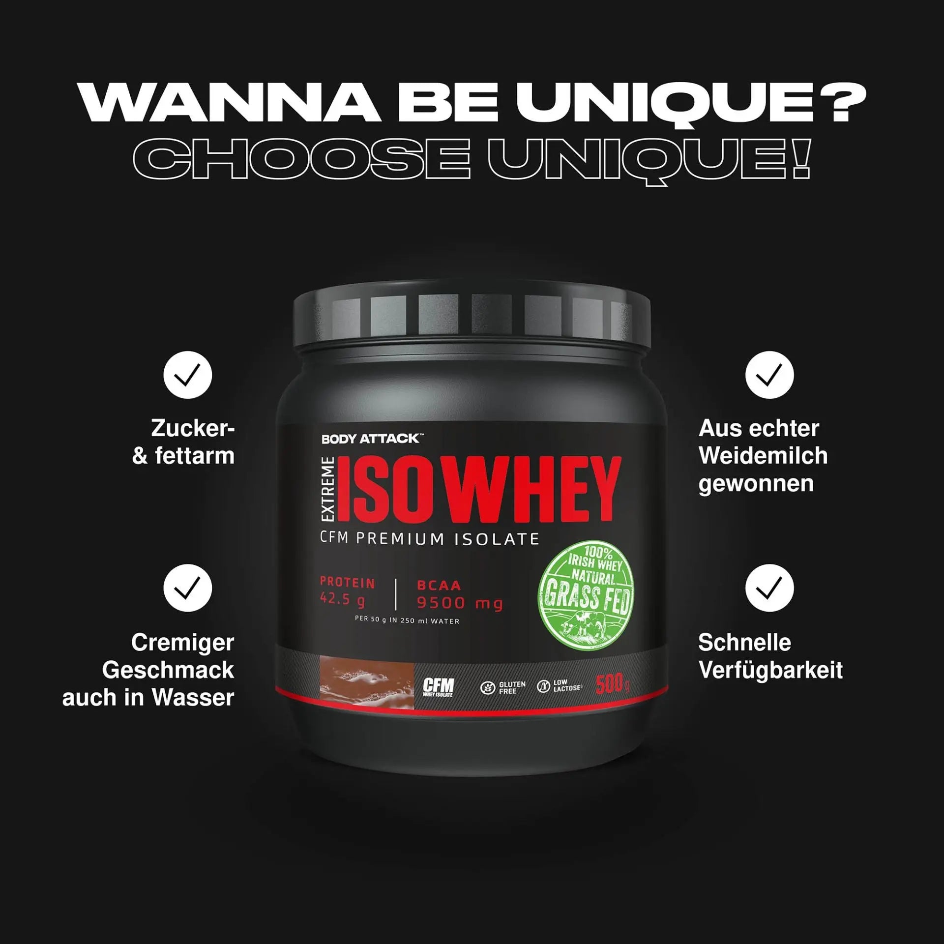 Body Attack Extreme ISO WHEY 500g Body Attack