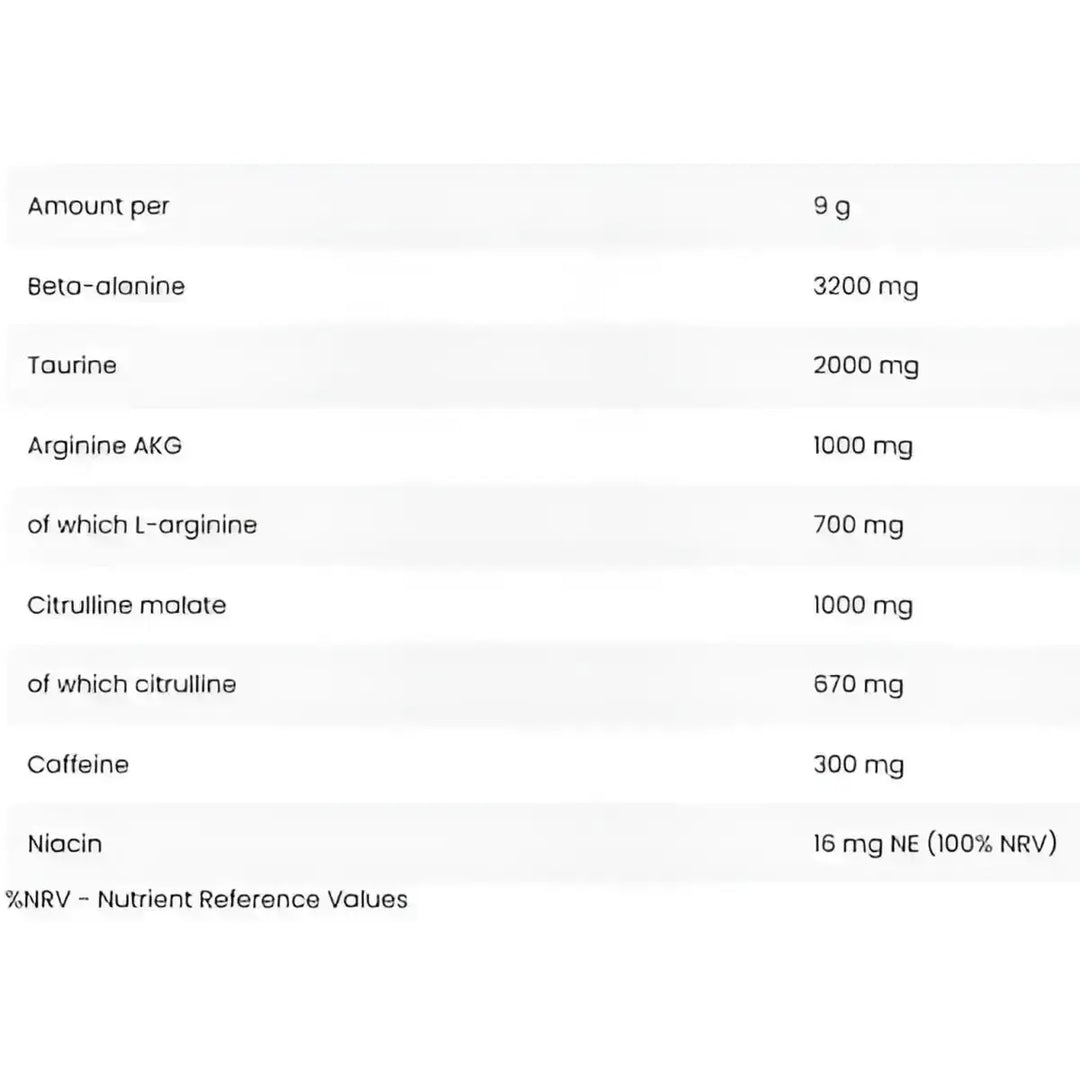 FA Nutrition Core Pump Energizer 270g