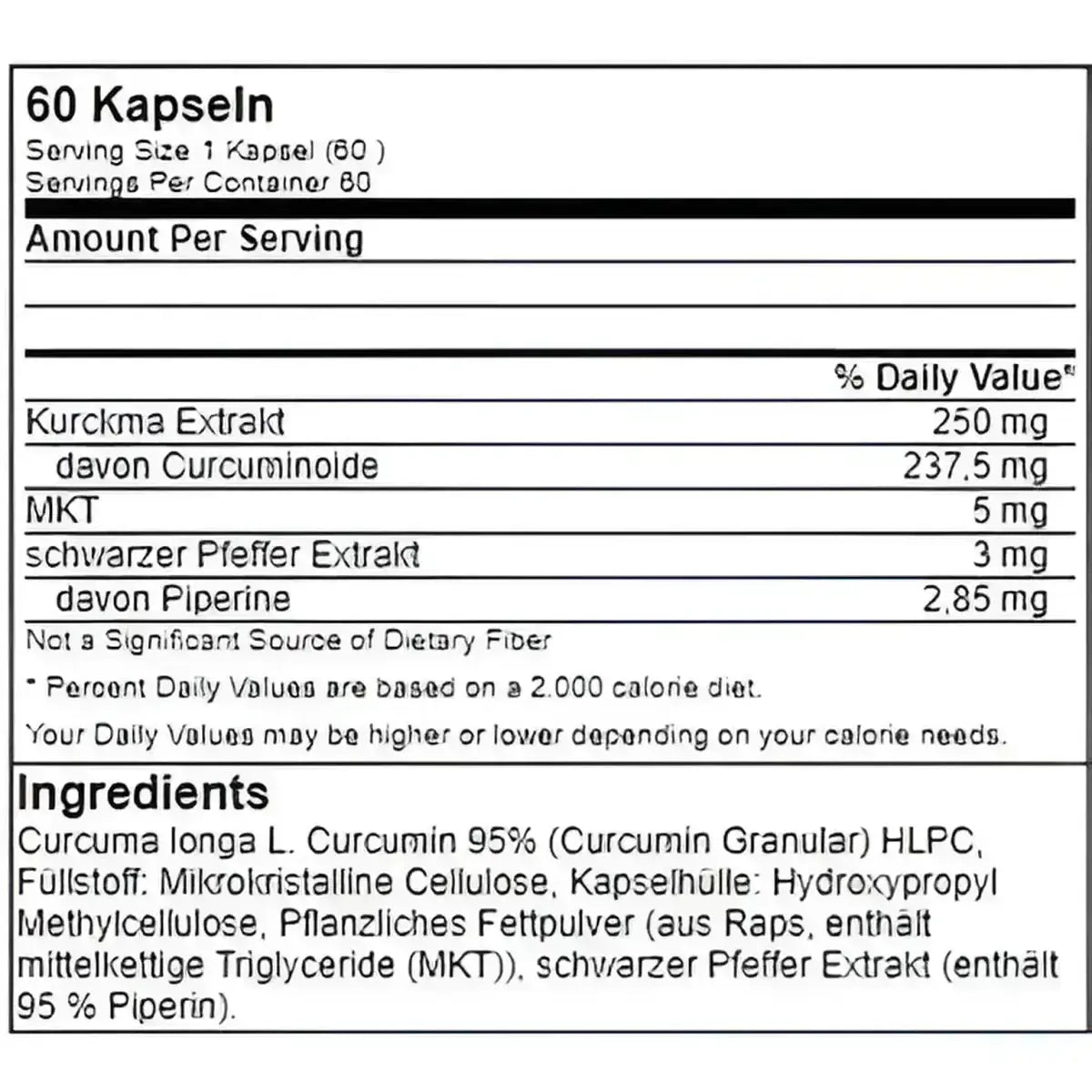 GN Curcumin Plus - 60 Kapsel