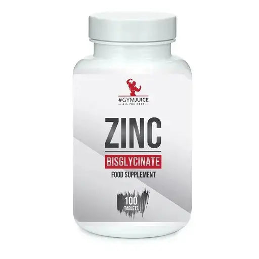 #GYMJUICE ZINC Bisglycinate - 100 Tab #GymJuice