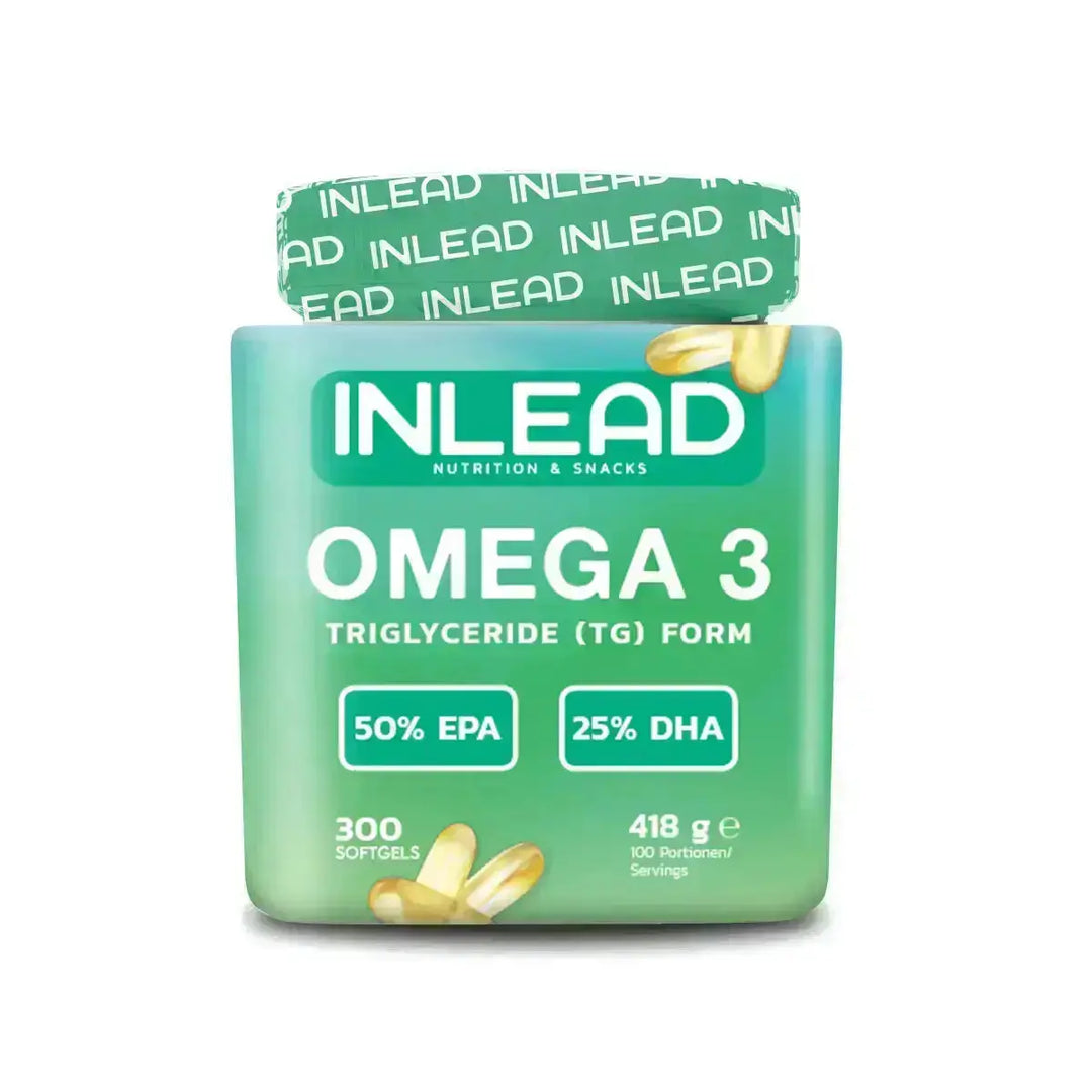 Inlead Omega 3 Softgels with essentiellen Fettsäuren for kognitive Leistungsfähigkeit