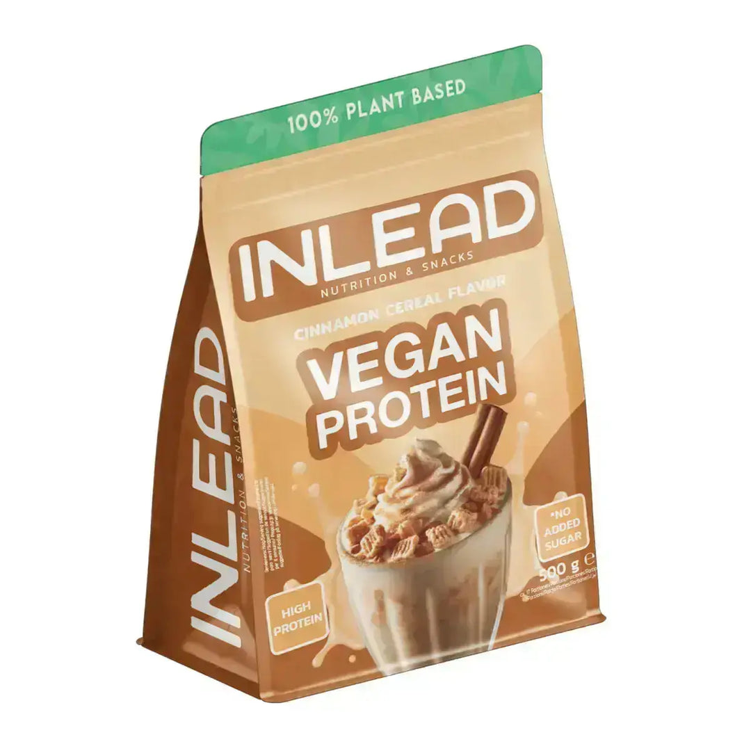 Inlead vegan protein powder 500g, plant-based vegan protein from Inlead vegan brand