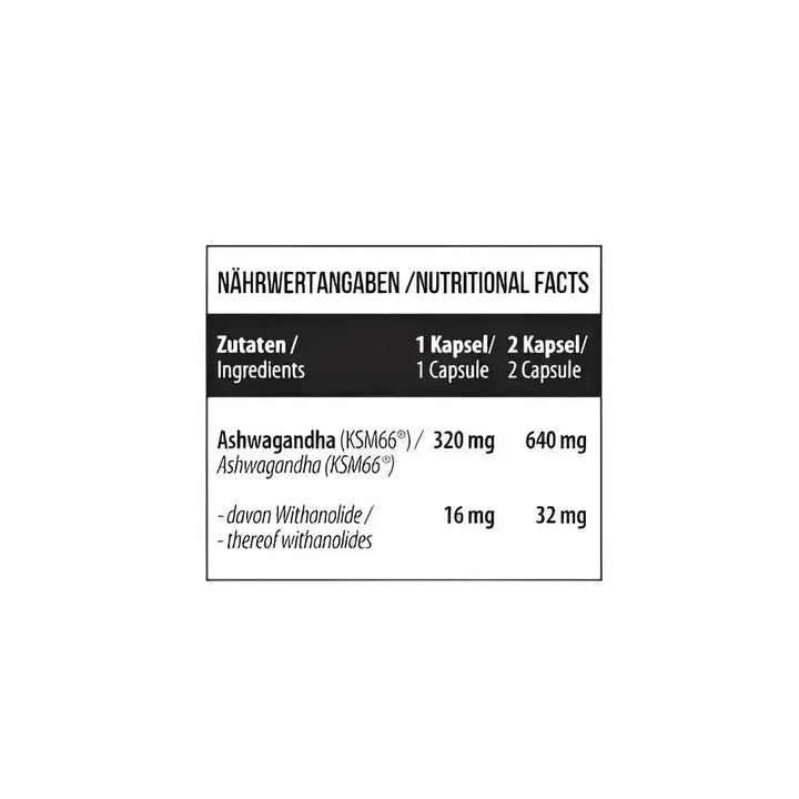 MST - Ashwagandha KSM 66 - 60 Caps - Health & Fitness