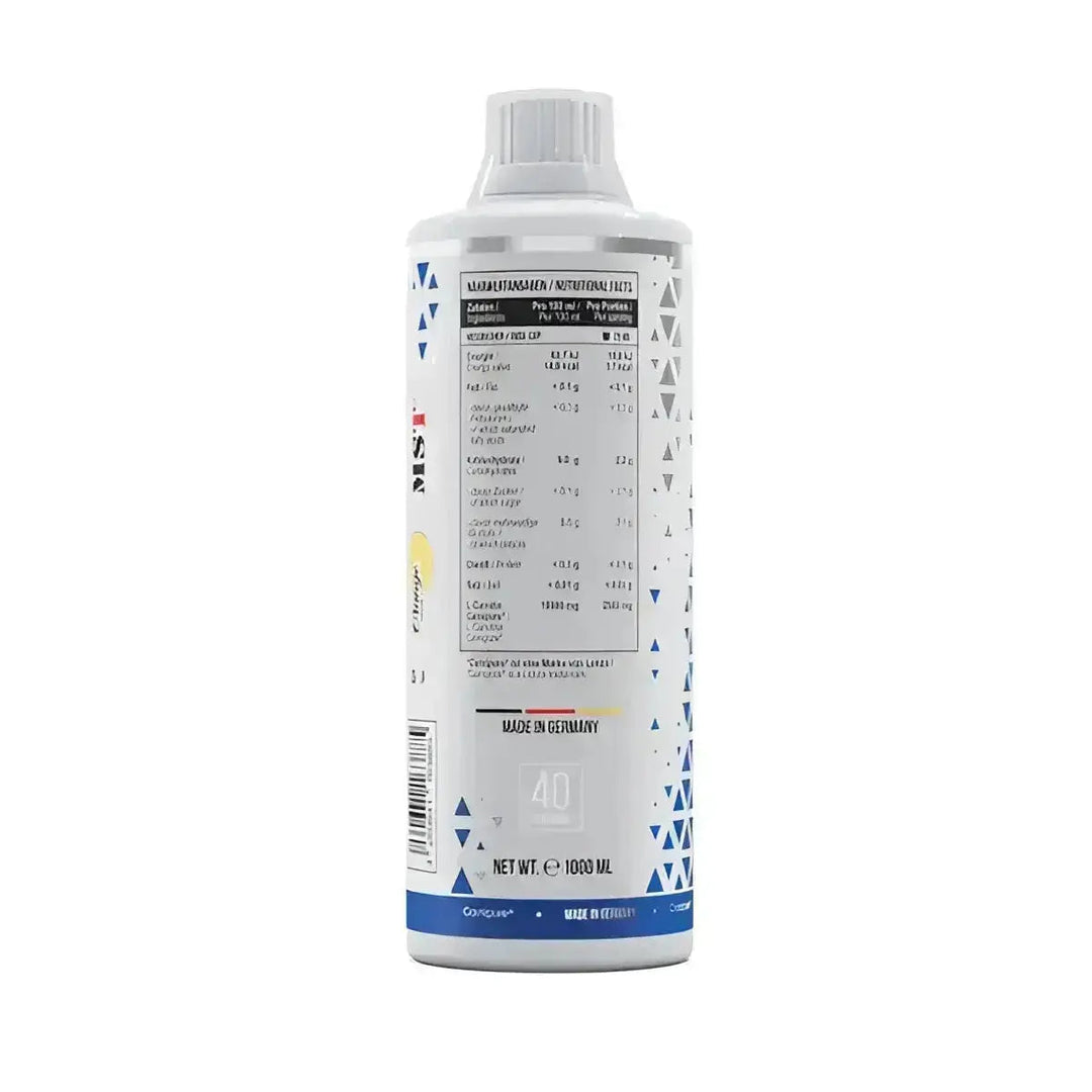 Nutritional supplement bottle MST L-Carnitine Carnipure Orange 1000 ml