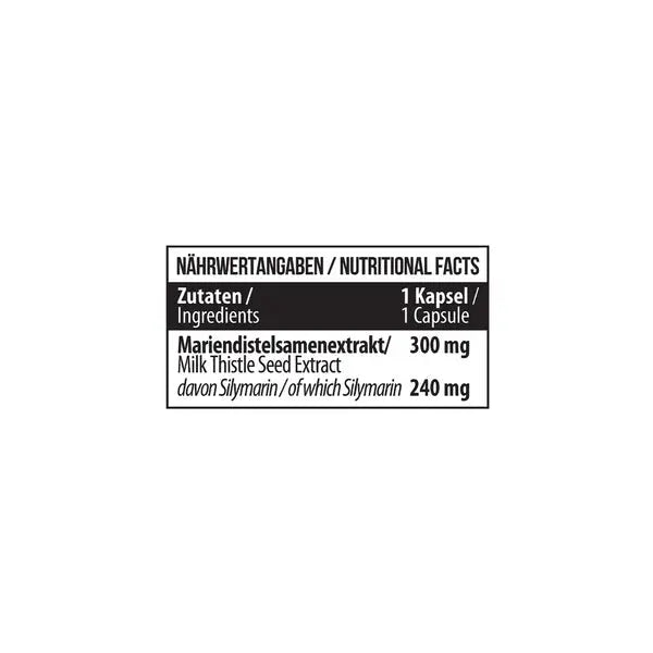 MST - Milk Thistle 300mg 60 Kapseln MST