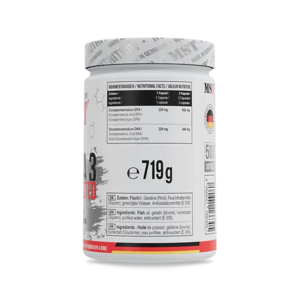 MST - Omega 3 Selected 500 Kapseln MST