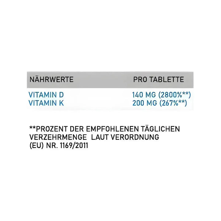 NNT D3K2 5.600 IU 60 Tabletten - Vitamine & Mineralstoffe