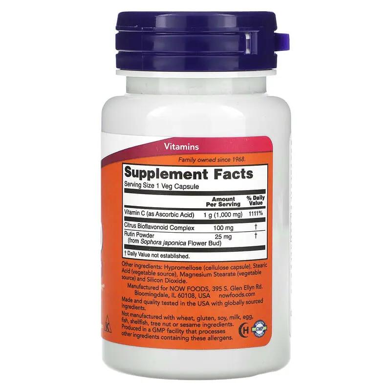 Now Foods Vitamin C-1000 30 Veg Kapseln Now Foods