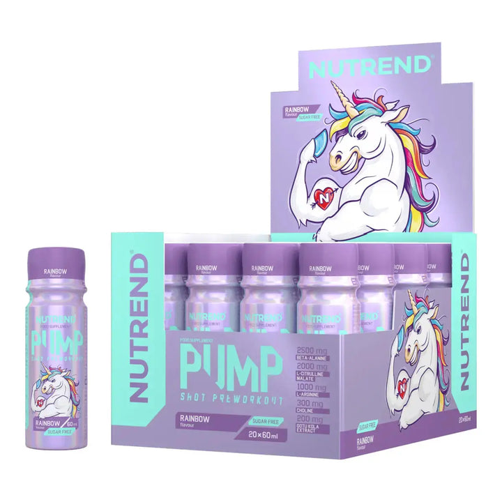 Nutrend PUMP Shot 20x60ml - Rainbow - Sportnahrung