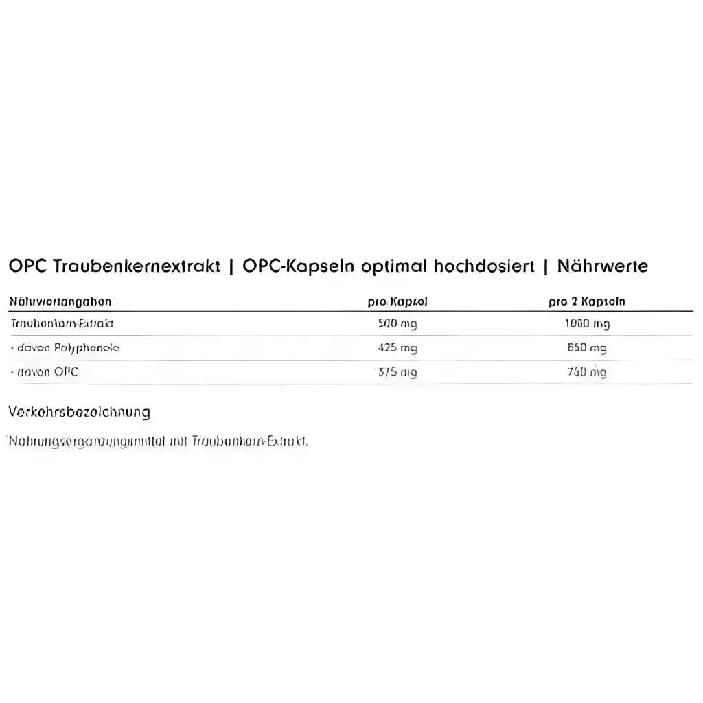 ProFuel OPC Traubenkernextrakt 240 Kapseln