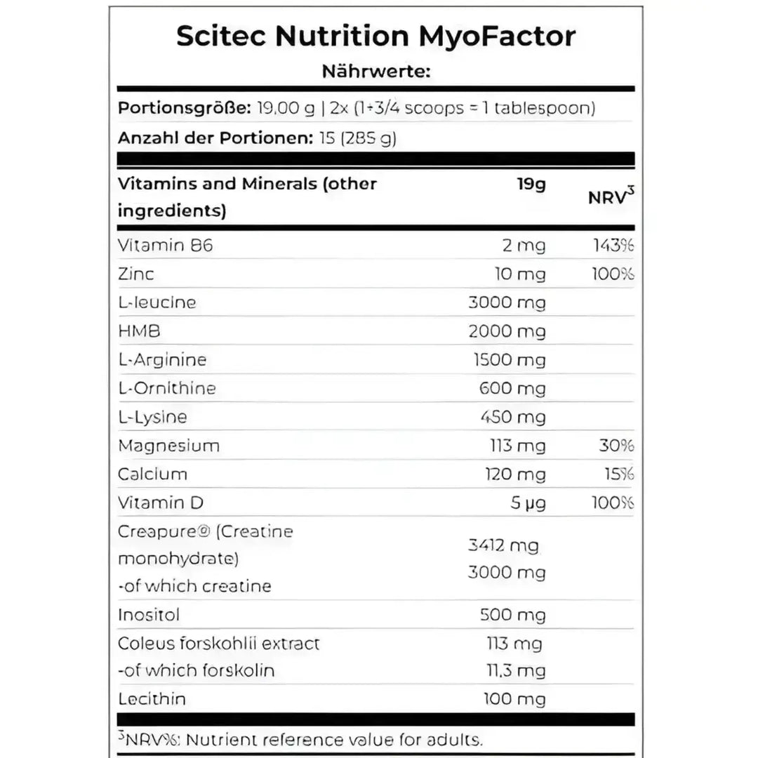 Scitec MyoFactor 285g