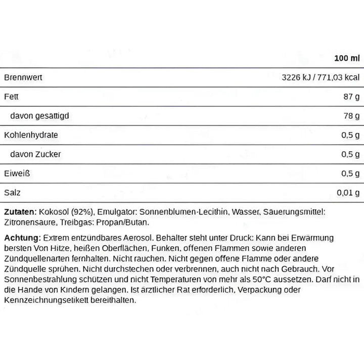 XXL Nutrition Perfect Cooking Spray 200ml