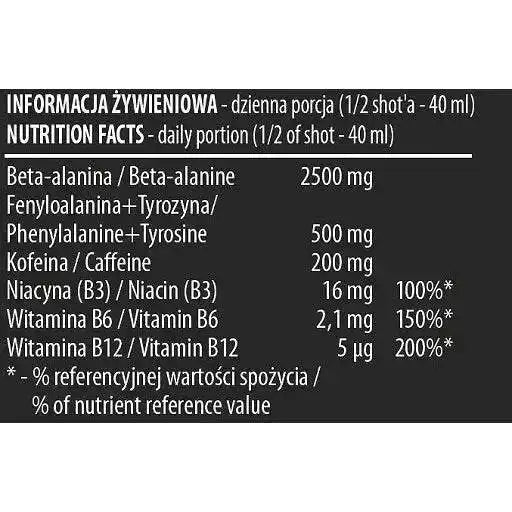 Activlab Black Wolf Shot Preworkout 12 x 80ml