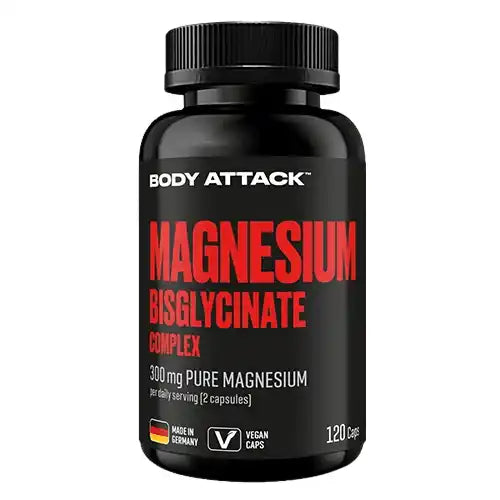 Body Attack Magnesium Bisglycinat 120 Kapseln