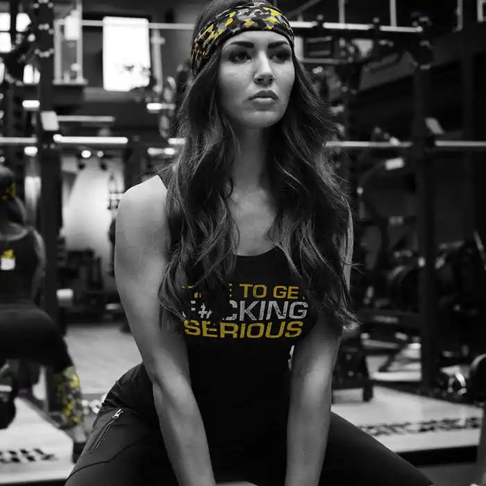 Dedicated Women Tank "Time To Get Serious"