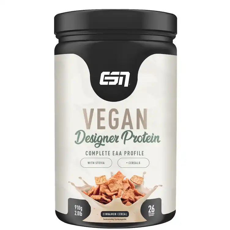 ESN Vegan Designer Protein 910g Dose - Cinnamon Cereal - Sportnahrung