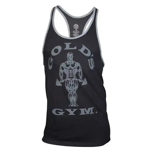 Gold´s Gym GGVST004 Contrast Stringer schwarz/grey