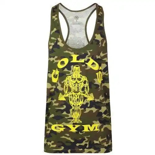 Gold´s Gym GGVST051 Muscle Joe Premium Tank Camo - green