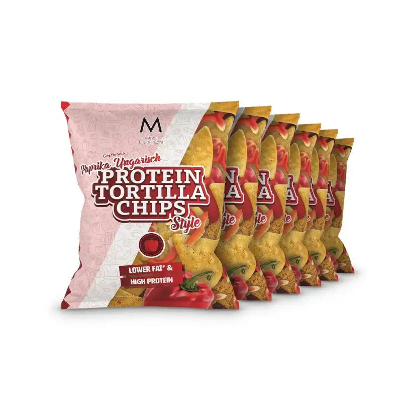 More Nutrition Protein Tortilla Chips 6er Box - Paprika