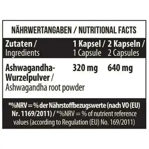 MST - Ashwaghanda 100 Kapseln