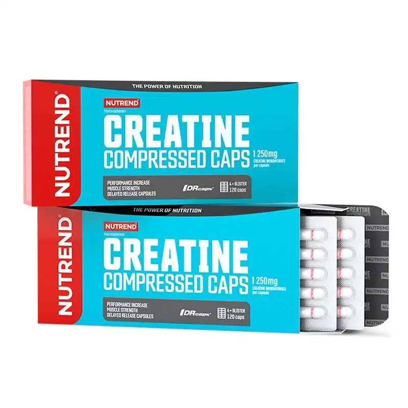 Nutrend Creatine Compressed Caps, 120 Kapseln