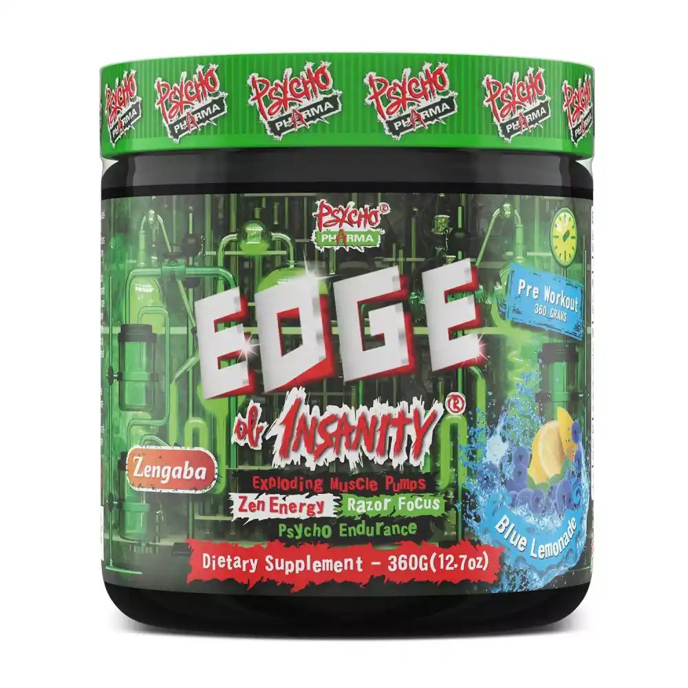 Psycho Pharma Edge of Insanity 350g - Blue Lemonade - Trainings-Booster