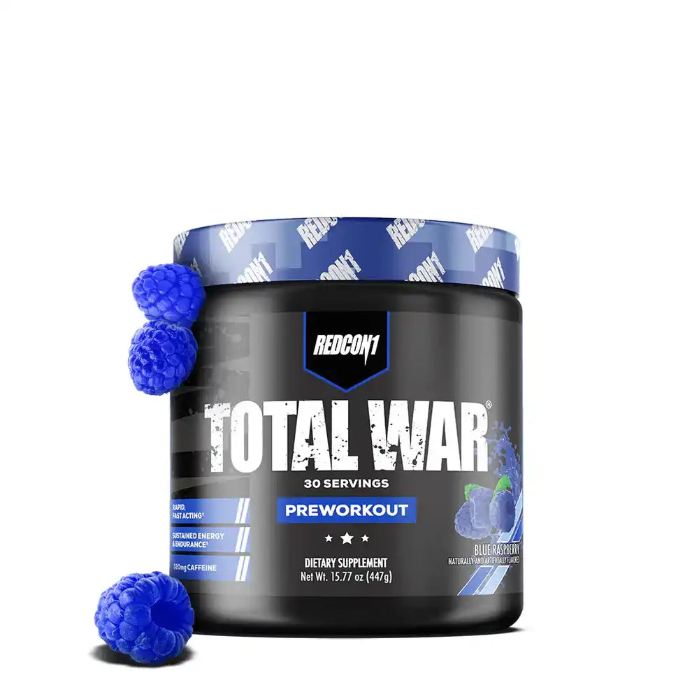 Redcon1 Total War 392g Pre-Workout für extremer Fokus mit Citrullin Malat und Juniperus Communis