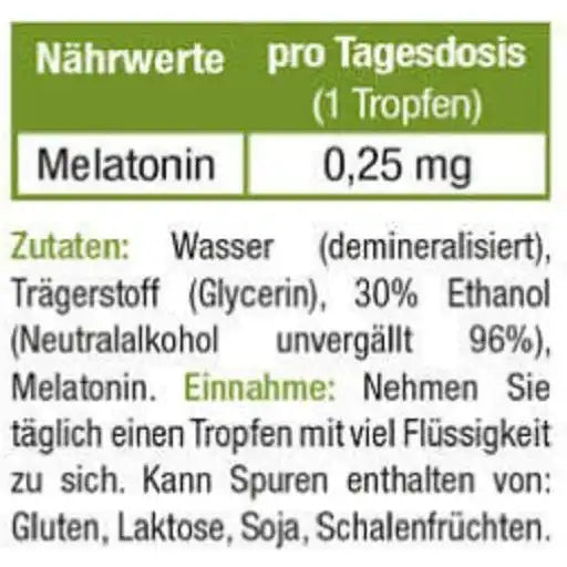 Sinob Melatonin Tropfen 50ml 1400 Tropfen